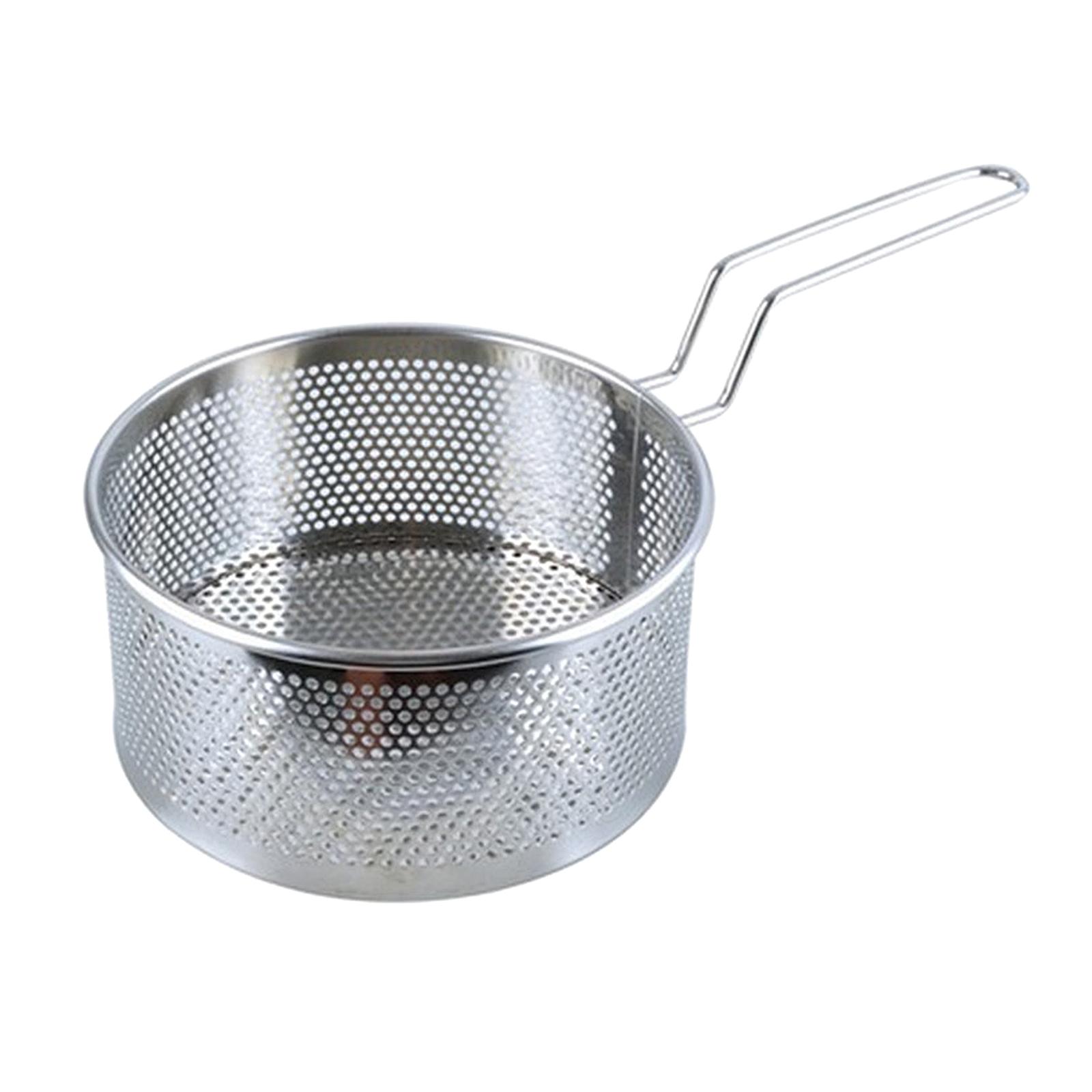 Stainless Steel French Fries Basket Net Strainer Kitchen Cooking-Small