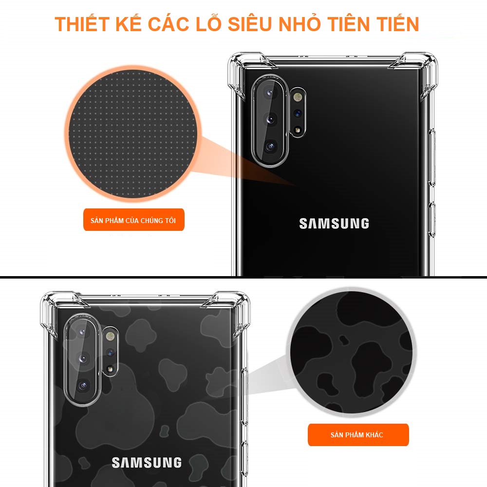 Ốp Lưng Case TPU Dẻo Chống Sốc Dành Cho Samsung Galaxy Note 10 Plus