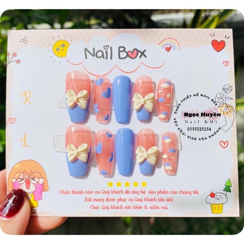 Nailbox thiết kế  kèm keo dũa