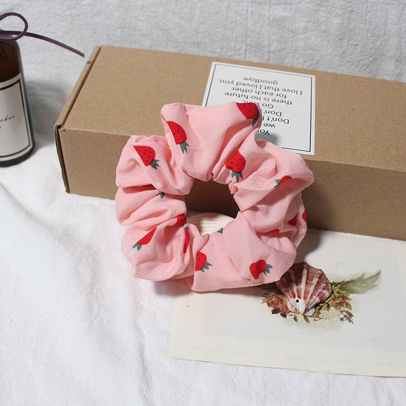 DÂY BUỘC TÓC/ CỘT TÓC SCRUNCHIES 10 cm, HÌNH TRÁI CÂY, ĐÁNG YÊU,NGỌT NGÀO, TIỆN DỤNG, CT.M10