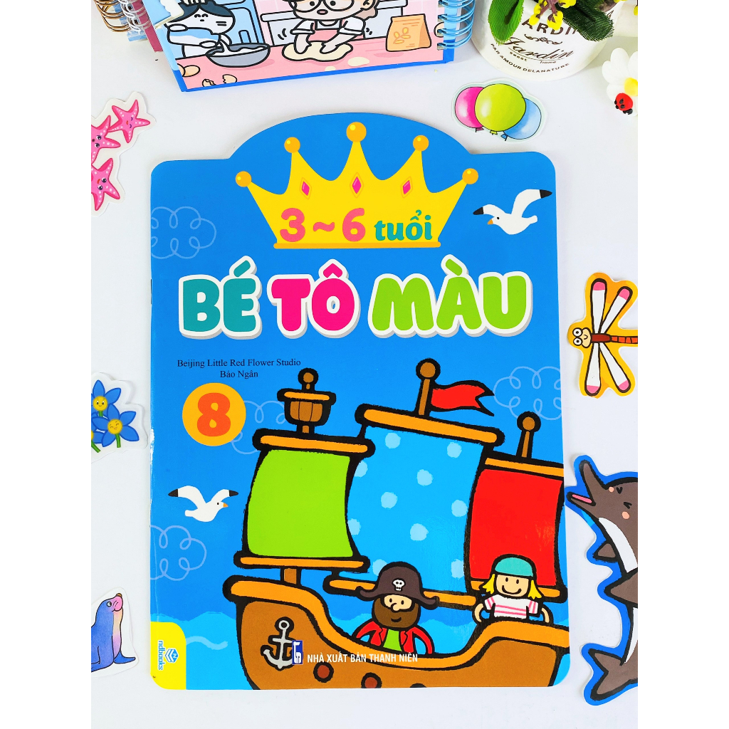 Sách - Combo 8 cuốn: Bé Tô Màu - ndbooks
