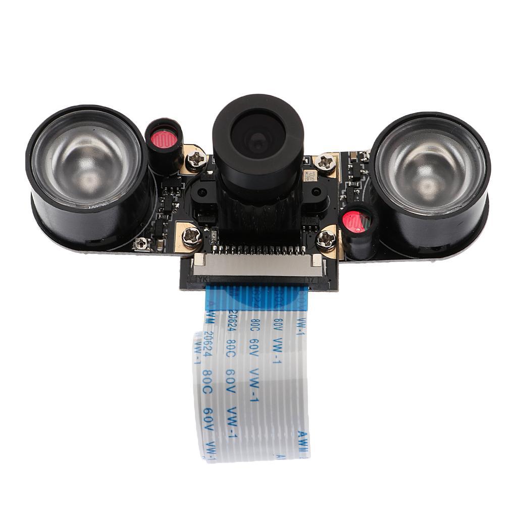 1xCamera Infrared Night Vision Adjustable-Focus Module 1080p for Raspberry Pi