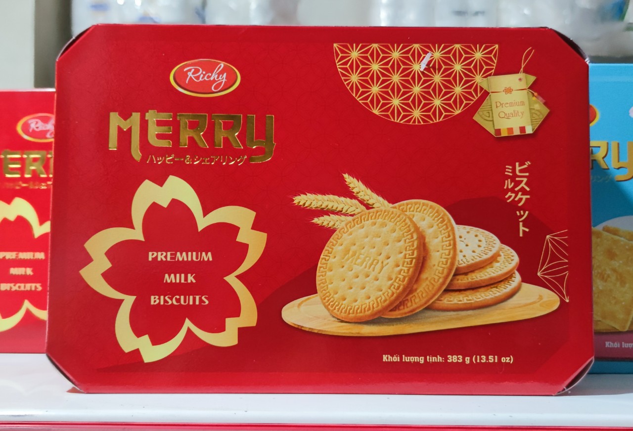 Bánh quy sữa Merry Richy 383g