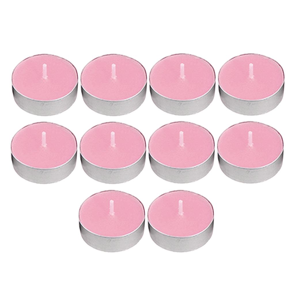 10 Chiếc Nến Tròn Không Khói Cho Bữa Tiệc Sinh Nhật 3,5x1cm