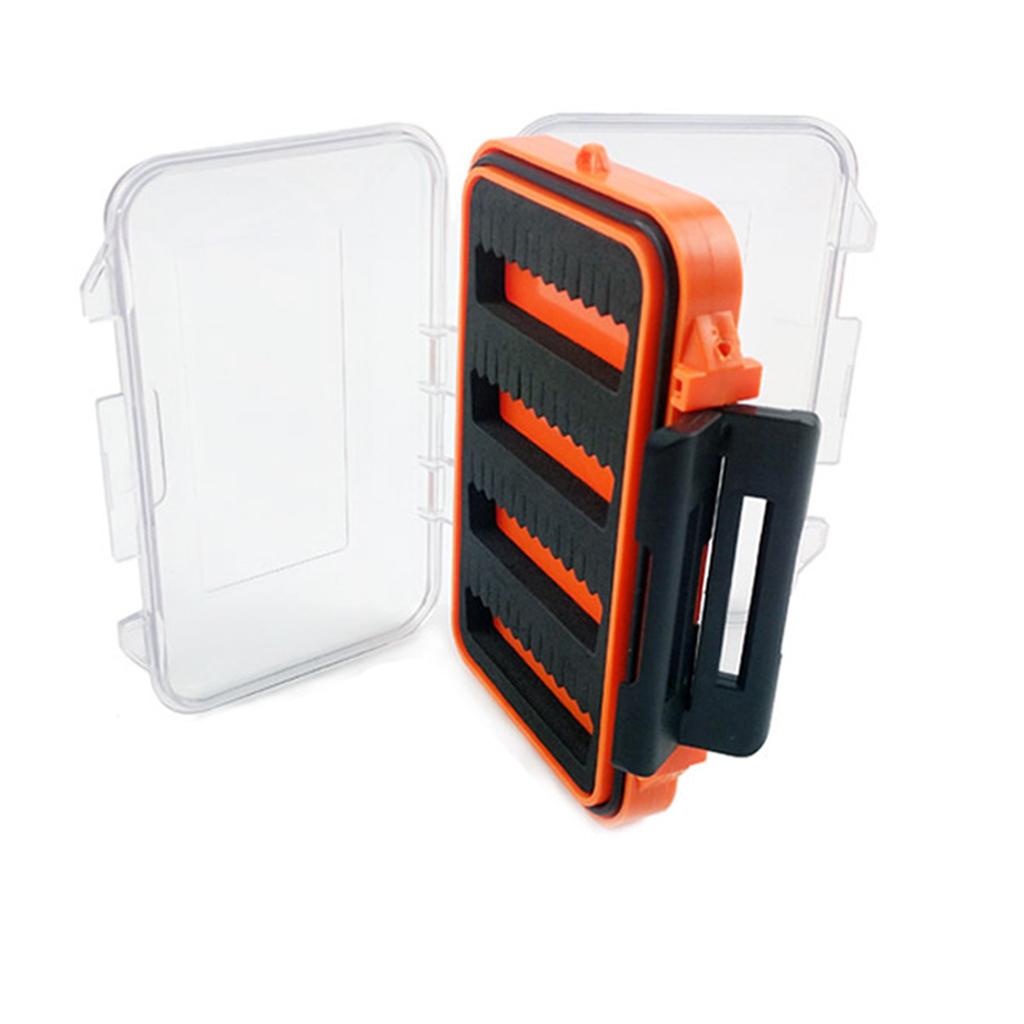 Double Sided Fly Fly Box Slit Bọt Fly Fishing Hook Jigs Storage Case