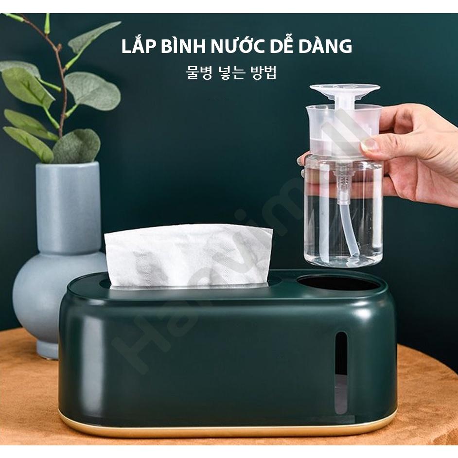 Hộp đựng khăn giấy khô/ướt thiết kế độc đáo tiện dụng cho gia đình