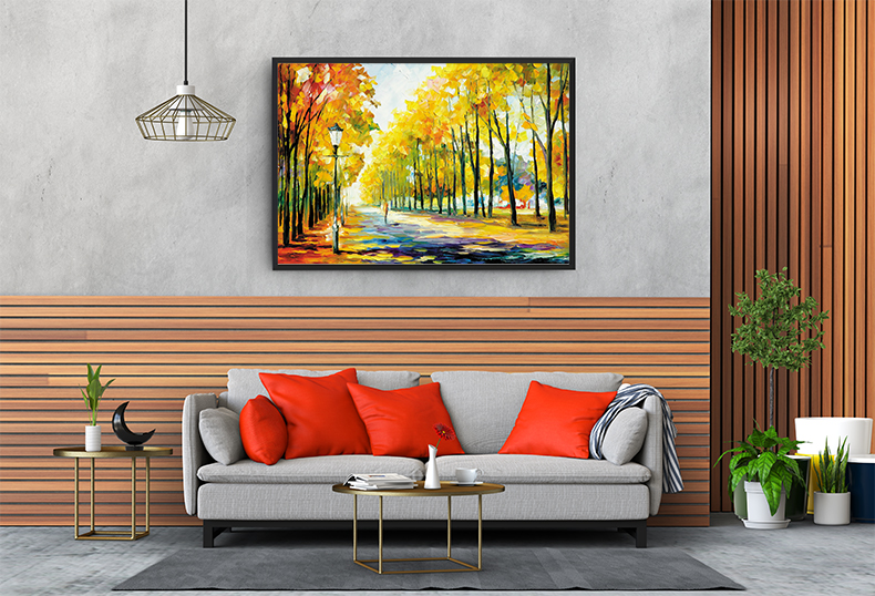 Tranh cao cấp Con đường thơ mộng Model: AZ1-0233