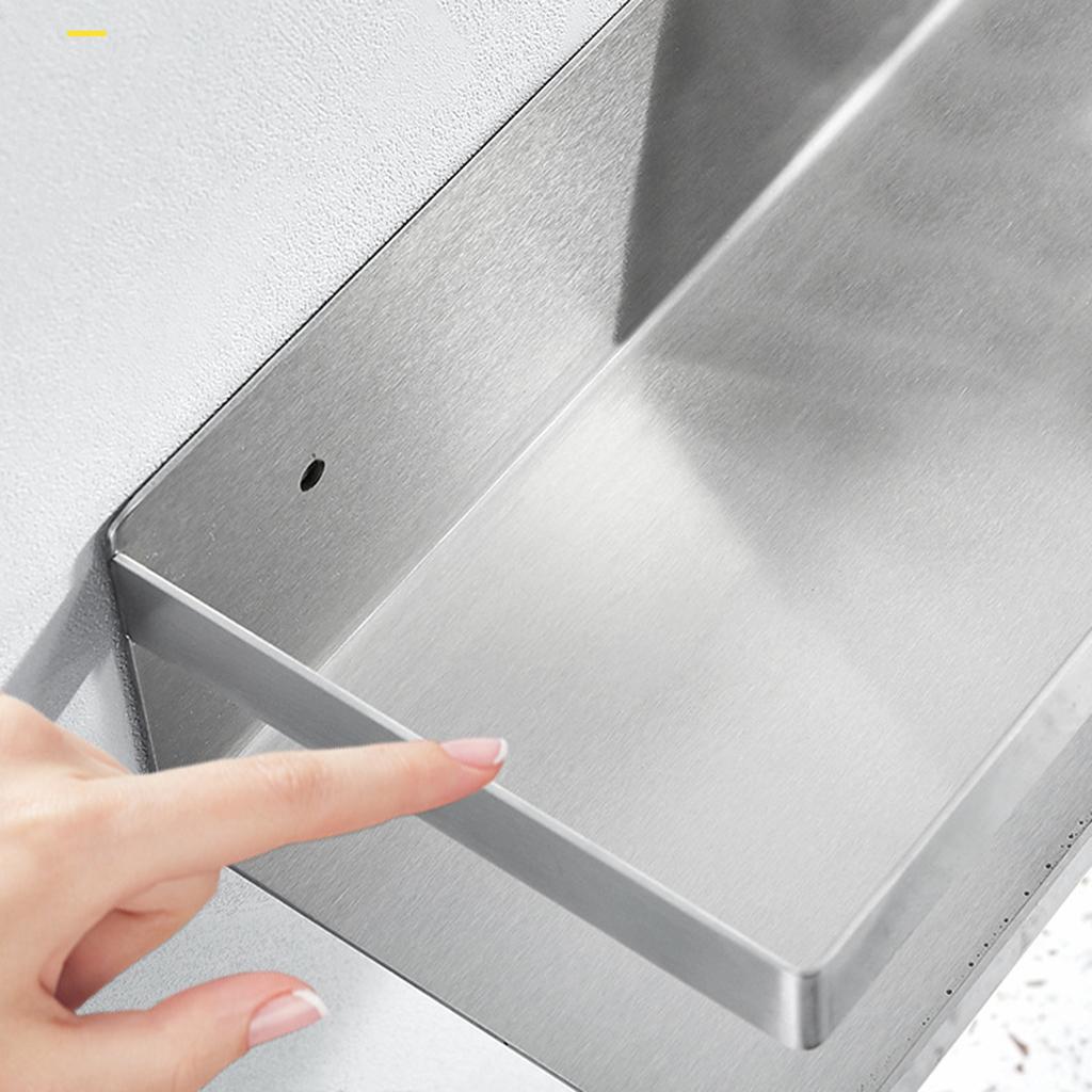 Stainless Steel Spice Jar Bottle Rack Holder For Kitchen Storage Mount