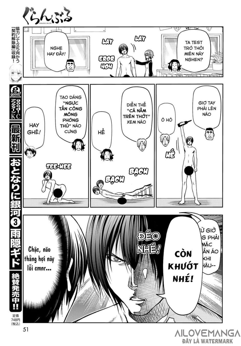 cô gái thích lặn - grand blue chapter 73.1 16