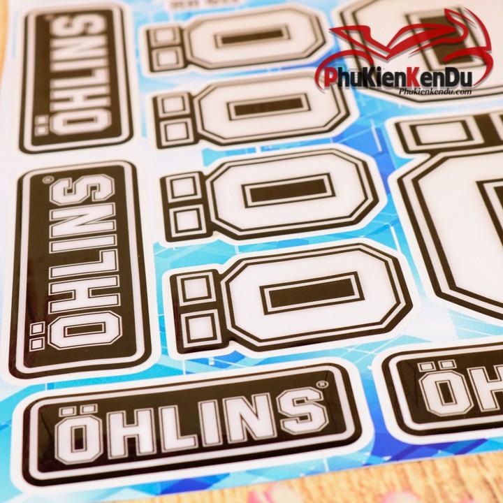 TEM NỔI OHLINS XE MÁY NGUYÊN TẤM