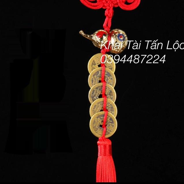 Dây ngũ đế hồ lô bát quái chiêu tài hoá sát phong thủy