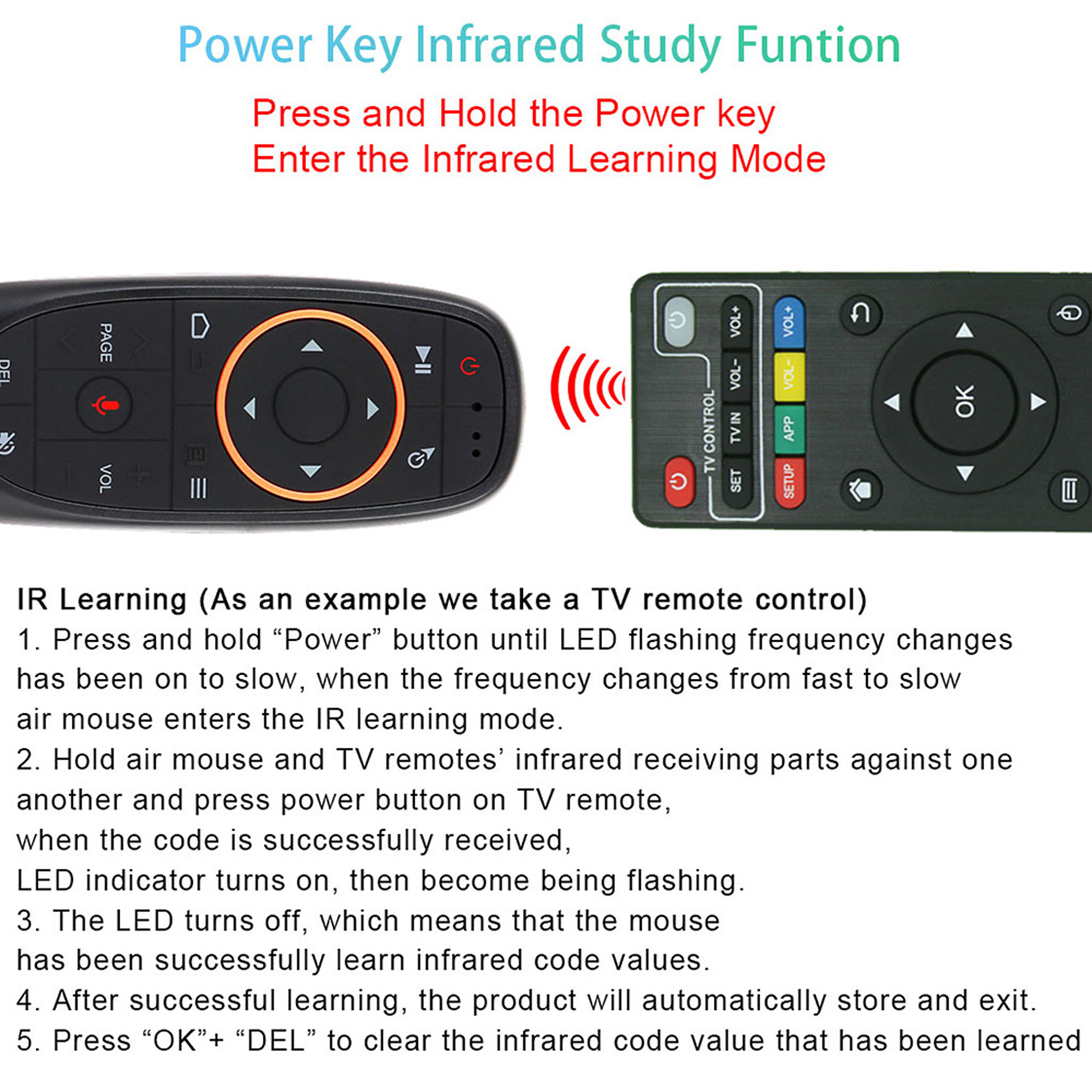 Bộ thu USB Điều khiển bằng giọng nói cho Android TV Box PC Máy tính xách tay
