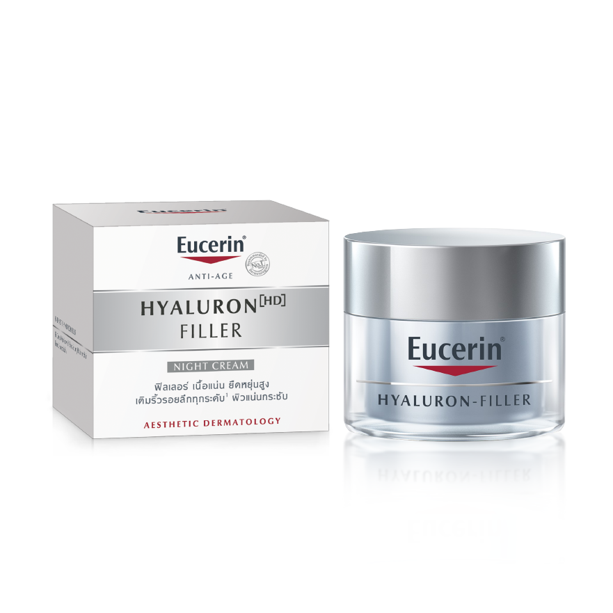 Kem dưỡng đêm giảm nếp nhăn Eucerin Hyaluron+ Filler Night Cream 50ml