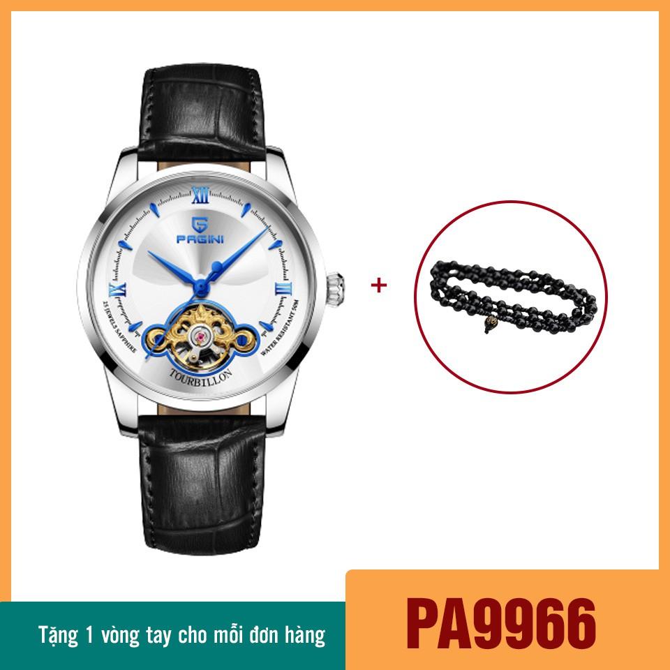 Đồng hồ cơ nam automatic PAGINI lộ máy PA19966 hàng chính hãng - Bảo hành 12 tháng