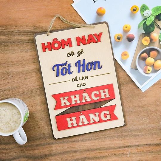 Bảng Gỗ Khẩu Hiệu Trang Trí Văn Phòng, Slogan Tạo Động Lực Làm Việc Nhiều Mẫu Độc Đáo Mẫu 33->43 SLOGAN