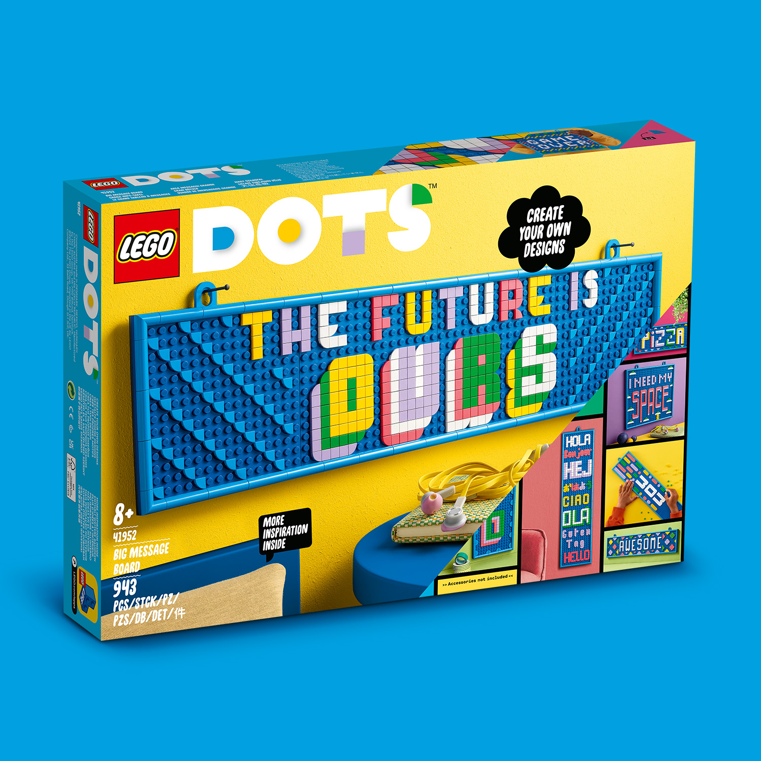 LEGO DOTS 41952 Bảng trang trí nhà cửa DIY (lớn) (943 chi tiết)