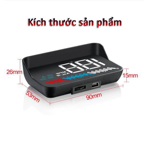 Thiết bị hiển thị trên kính lái HUD FULL OPTION OBD2 - Home and Garden