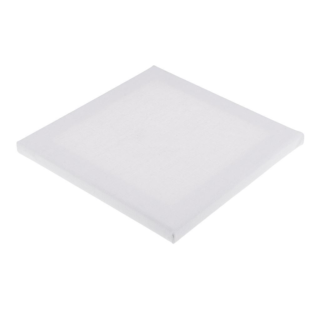 4 Pieces Blank Canvas Board Wooden Frame For Oil Acrylic Painting