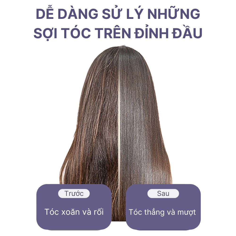 Lược điện tạo kiểu ion âm SOKANY SK-1008, 5 chế độ nhiệt cho các kiểu tóc khác nhau, giúp tóc siêu thẳng, chuẩn salon tại nhà - HÀNG CHÍNH HÃNG - DELIYA