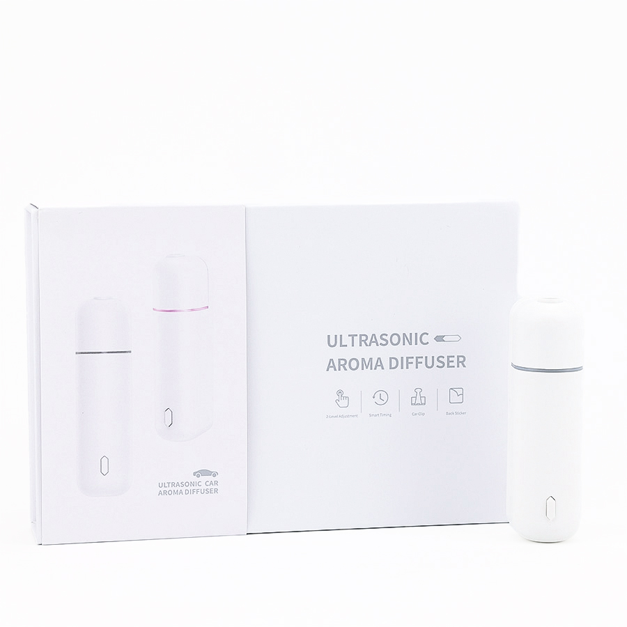 Máy Khuếch Tán Tinh Dầu Ô Tô Mini Cao Cấp | Phun Sương Siêu Âm | Xịt Thơm Tự Động FK01 - Nhập Khẩu Chính Hãng