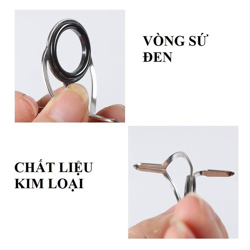 BỘ KHOEN CẦN MÁY 8 CHIẾC ĐỦ SIZE - KC03 dùng cho cần máy, cần 2 khúc, cần iso, cần lancer... - Đồ Câu DHS