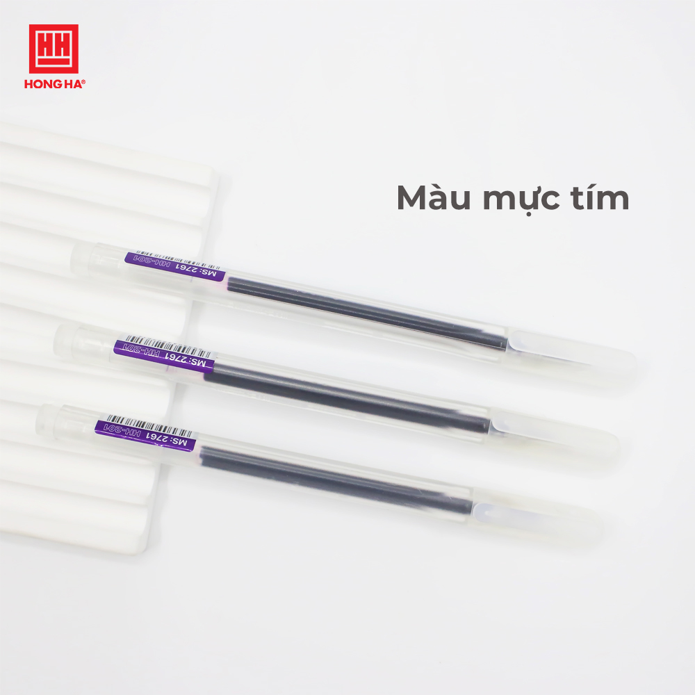 Bút gel - HH - 201 (Đen, Xanh, Tím) (0.5mm) - 2761