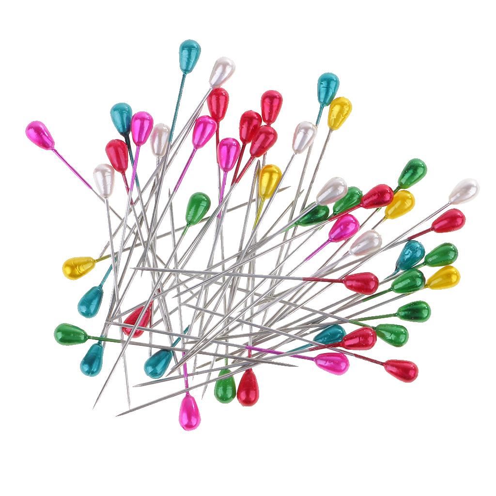 Bộ 100 Chiếc Hijab Kẹp Pin Lapel Pin Nhiều Màu Nhựa Thổ Cẩm DIY Nghệ Nhân Khăn