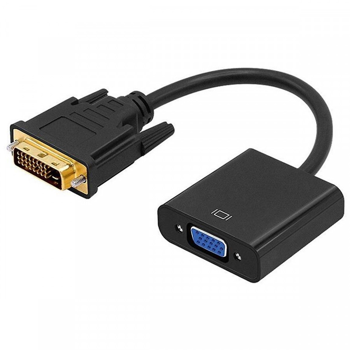 Cáp Chuyển DVI  Sang VGA 24+1 Định Dạng 1080DPI