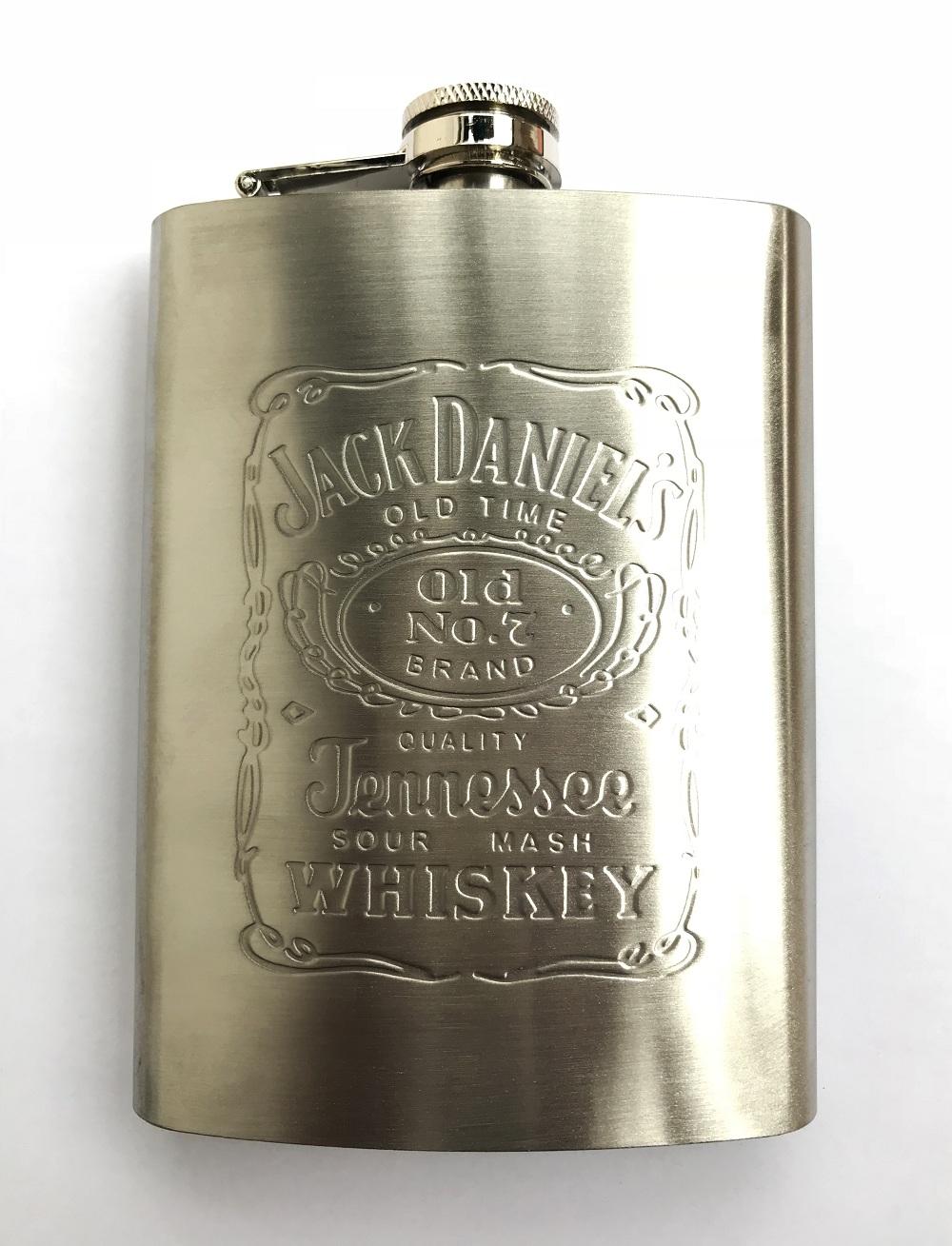 Bình đựng rượu mini Inox 8oz Jack Daniels(240ml)