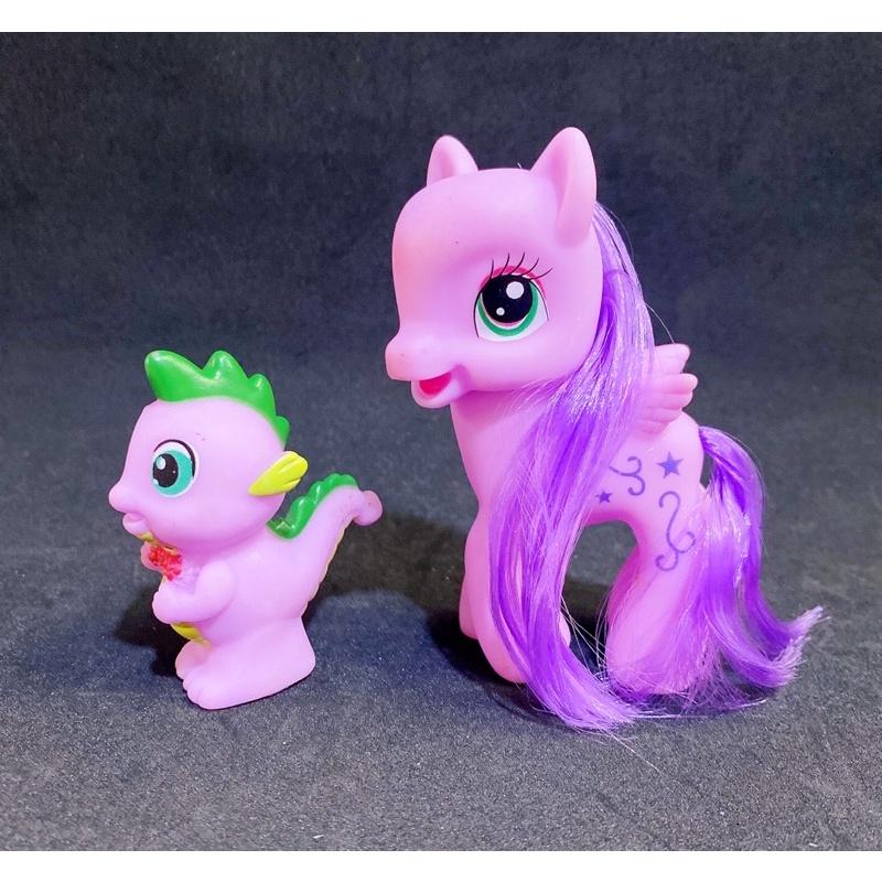 mô hình ngựa pony - 2 con màu tím