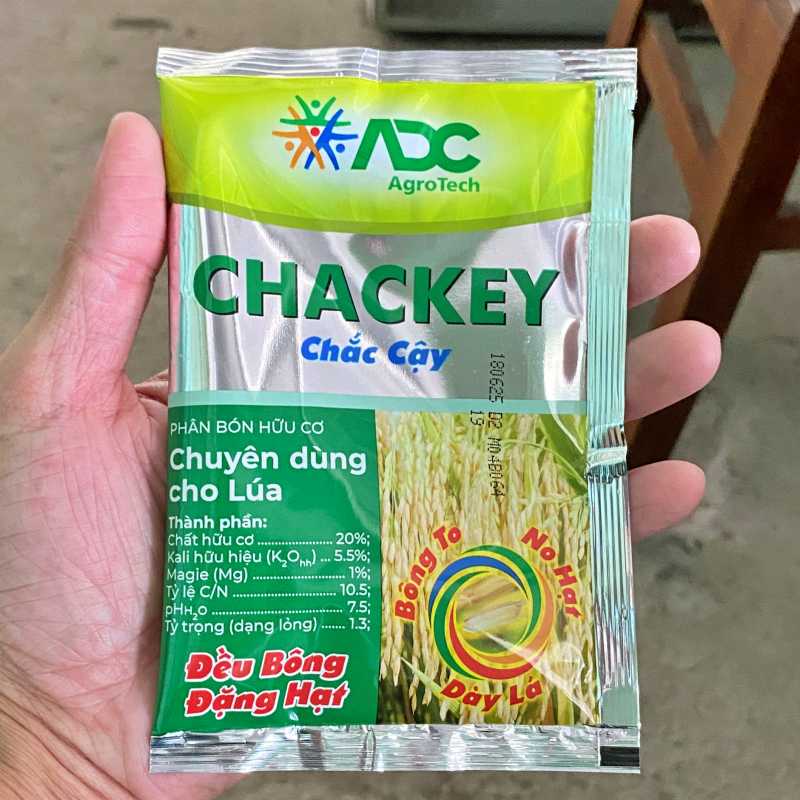 Phân bón hữu cơ lá Chackey ADC gói 50ml, chắc cậy, điều bông, đặng hạt
