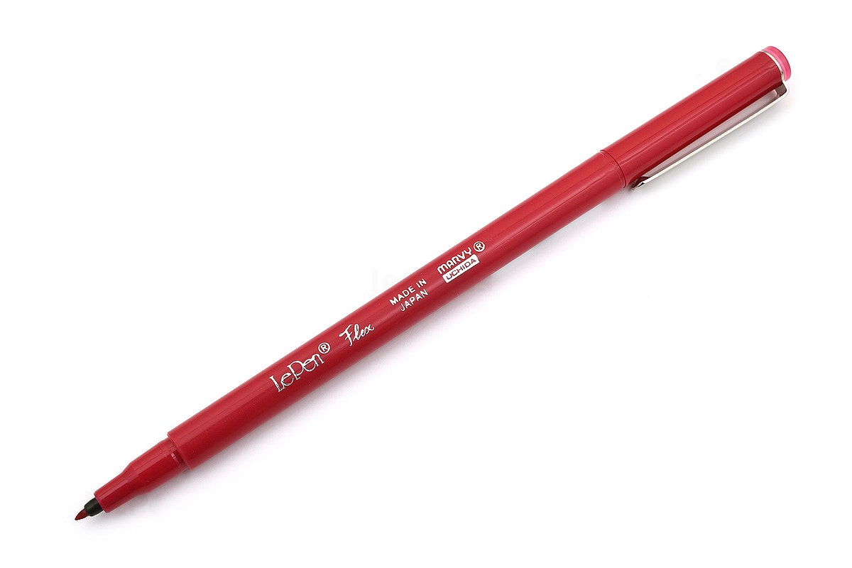 UP.PENS COLLECTION - Combo 3 bút lông đầu cọ viết calligraphy Marvy Le Pen Flex Brush Pen
