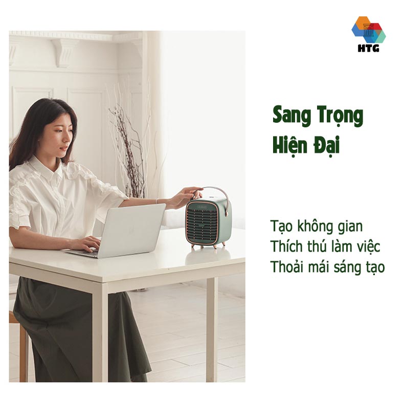 Quạt mini để bàn hơi nước LDL-Y3, 3 Cấp Độ, Không Dây, Giảm Nhiệt Nhanh Chóng, Có Thể Sử Dụng Nước Đá Siêu Mát, Hàng Chính Hãng