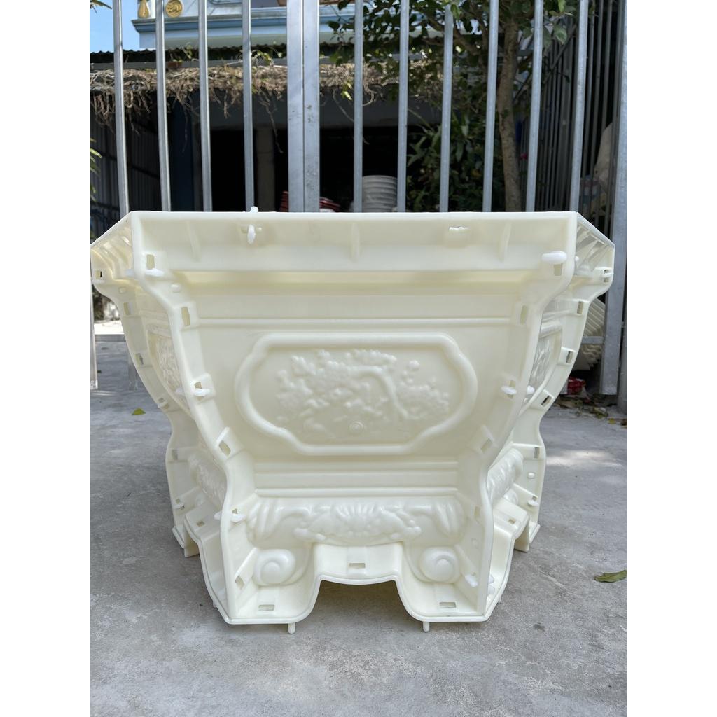 Khuôn Đúc Chậu Cảnh Lục Giác 68cm Chân Liền