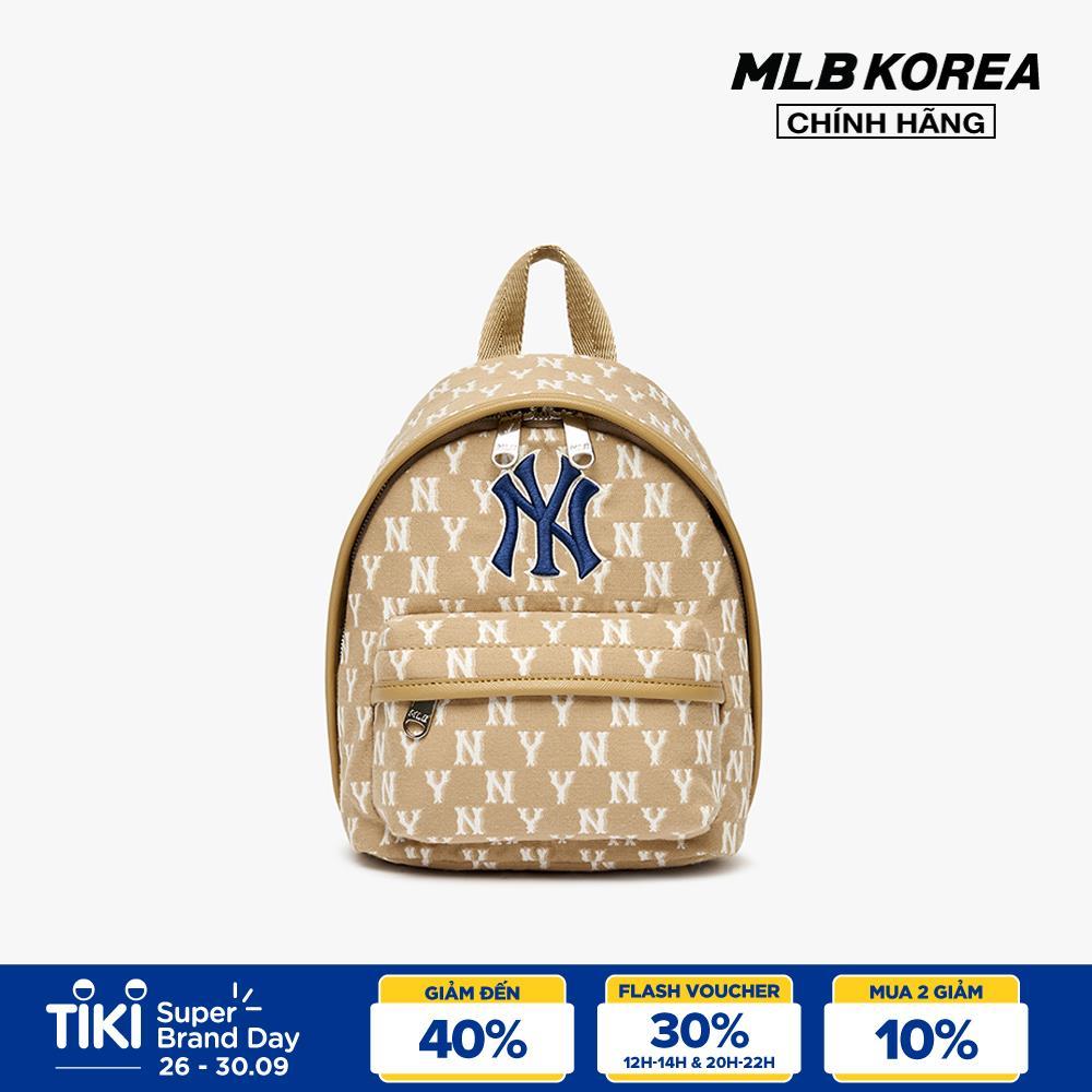 MLB - Balo mini phom chữ nhật Monogram Jacquard 3ABKS012N-50BGD