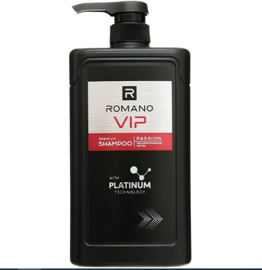 Dầu Gội Nước Hoa Cao Cấp Romano VIP 650G