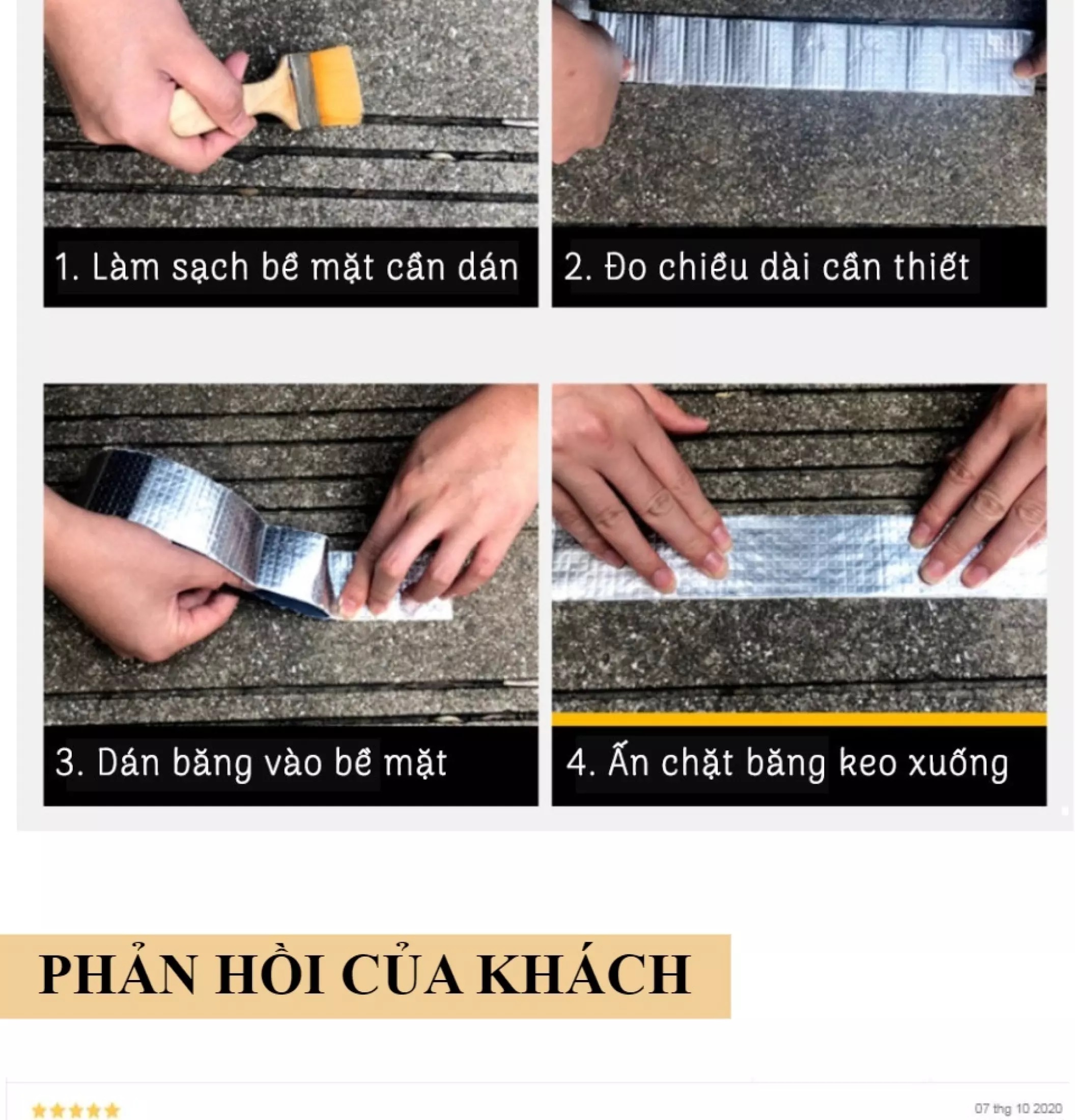 Băng Keo Siêu Dính Chống Thấm Chuyên Dụng Khổ 5 - 10cm, Chống Thấm, Chống Dột, Chịu Nhiệt Tiện Dụng