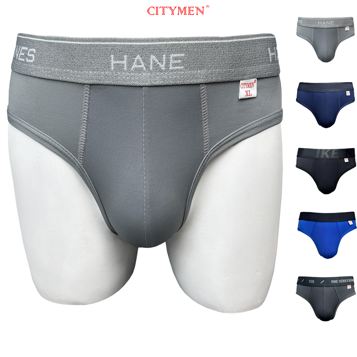 Quần Lót Nam nhiều lưng vải thun lạnh co giãn 4 chiều hiệu CITYMEN màu ngẫu nhiên, đồ lót - LMTK-MULTIAL
