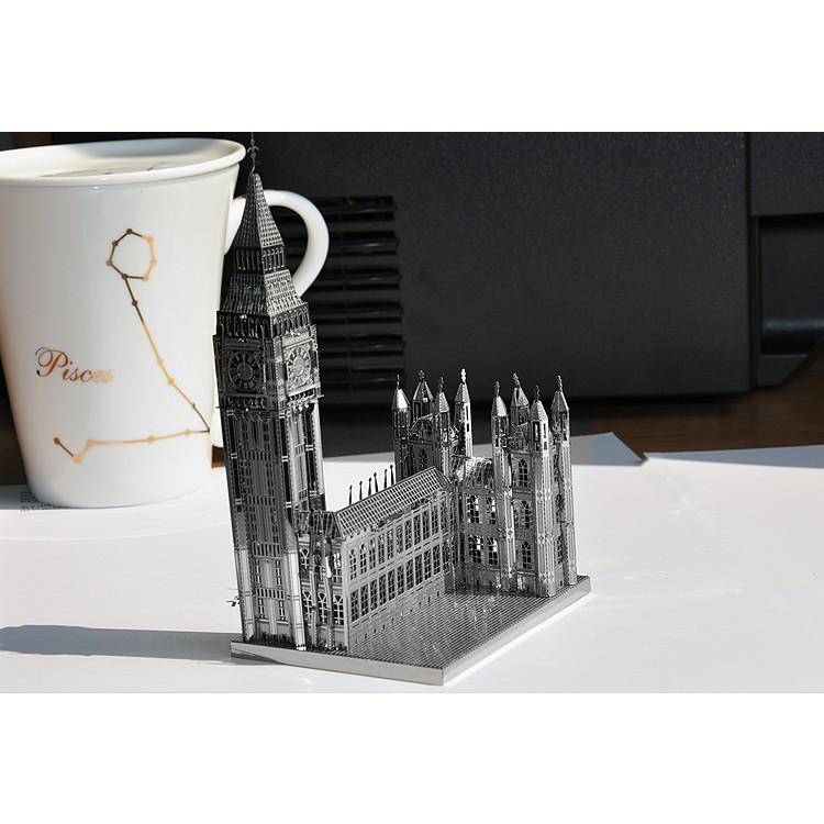 Mô Hình Lắp Ráp 3d Tháp đồng hồ Big Ben và Một Phần Nghị Viện