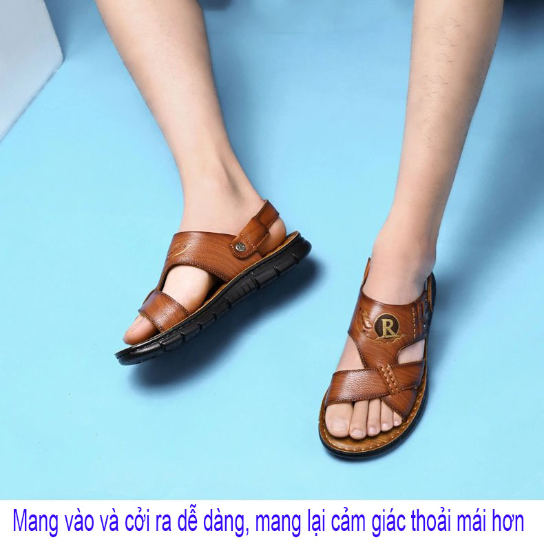 Giày dép Sandal nam  thiết kế đế mềm kiểu dáng  hiện đại mã DQH51632