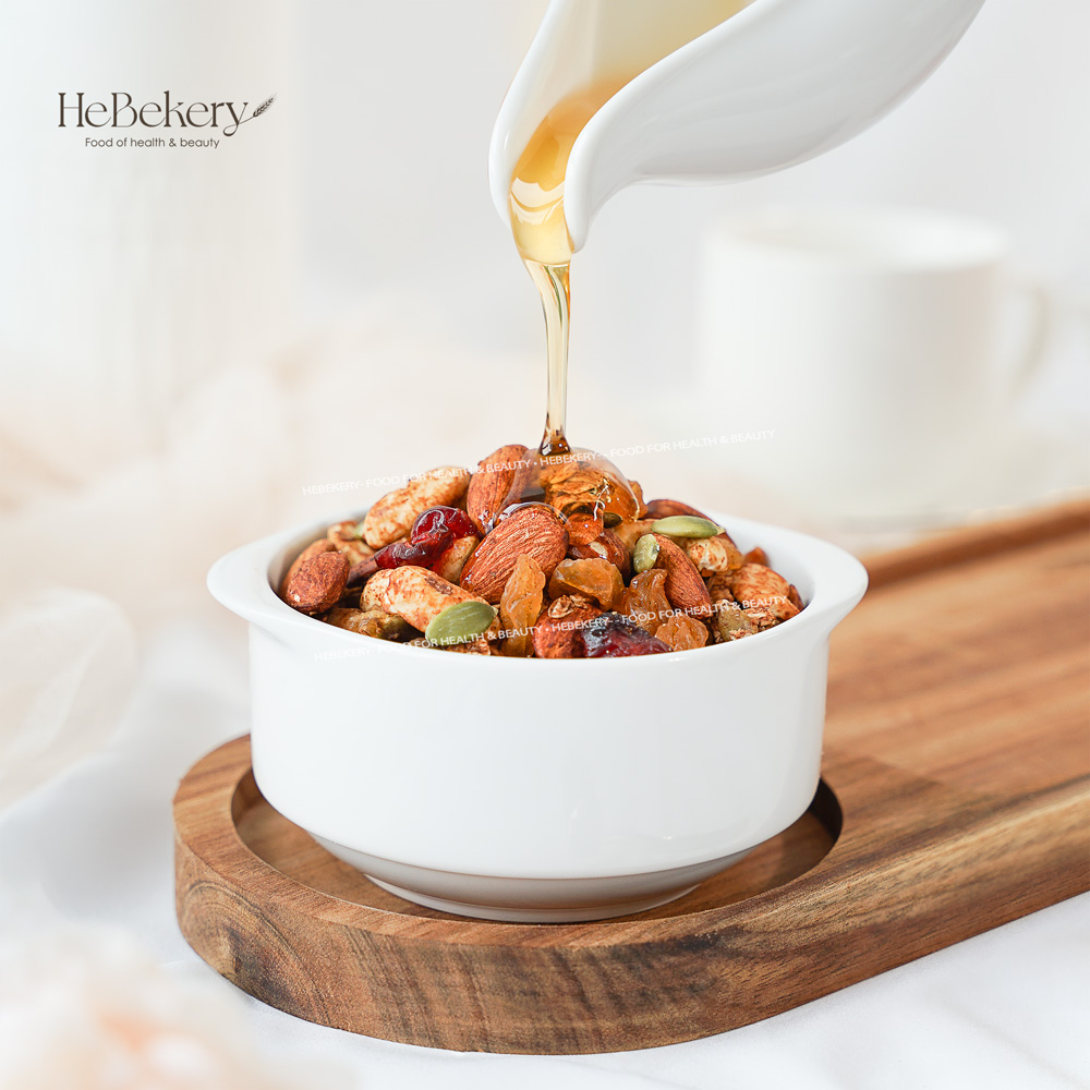 Granola Truly Healthy HEBEKERY by HEBE - Ngũ Cốc Dinh Dưỡng Lành Mạnh Tự Nhiên - Vị Choco