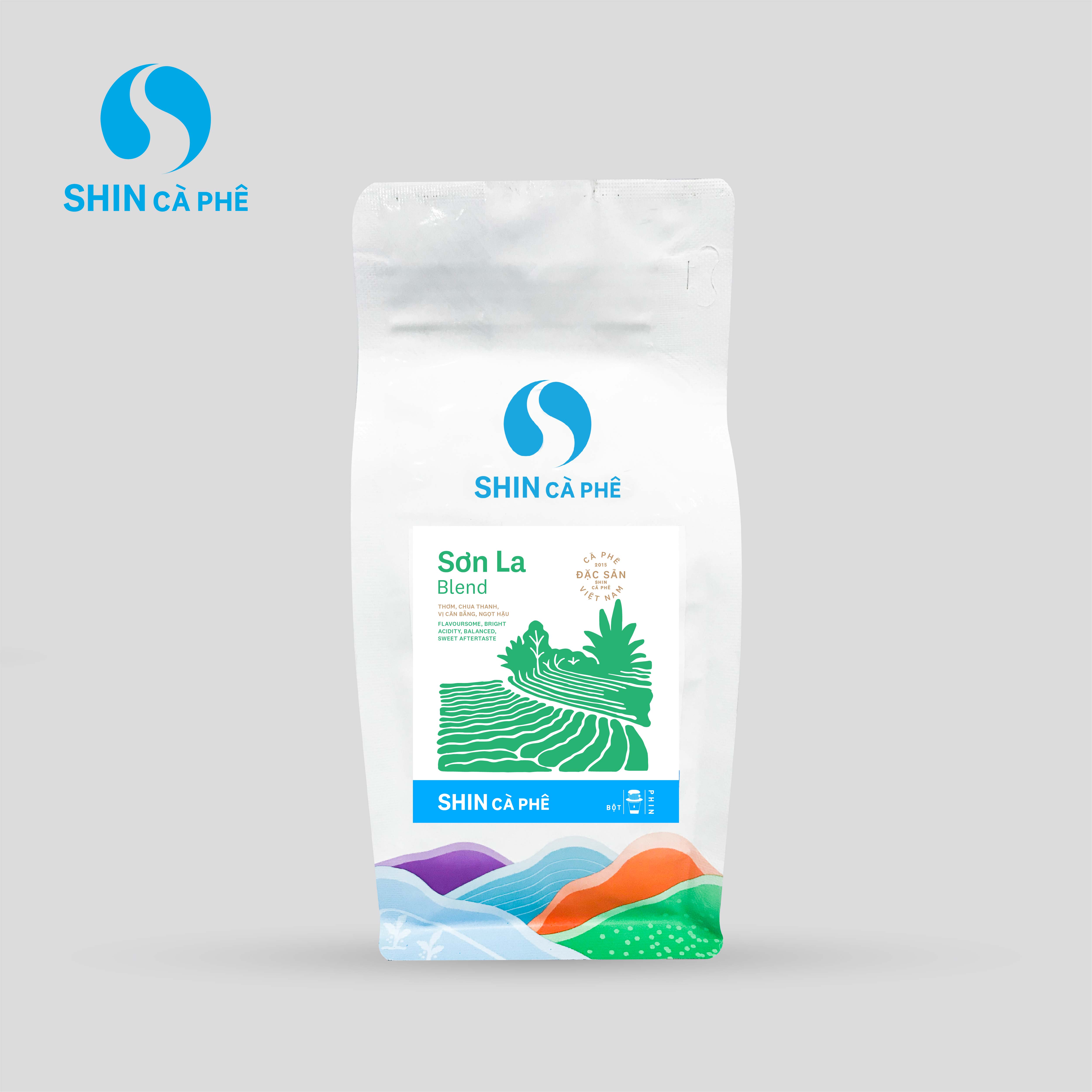 Combo tiết kiệm - 4 túi cà phê đặc sản pha phin SHIN Cà Phê