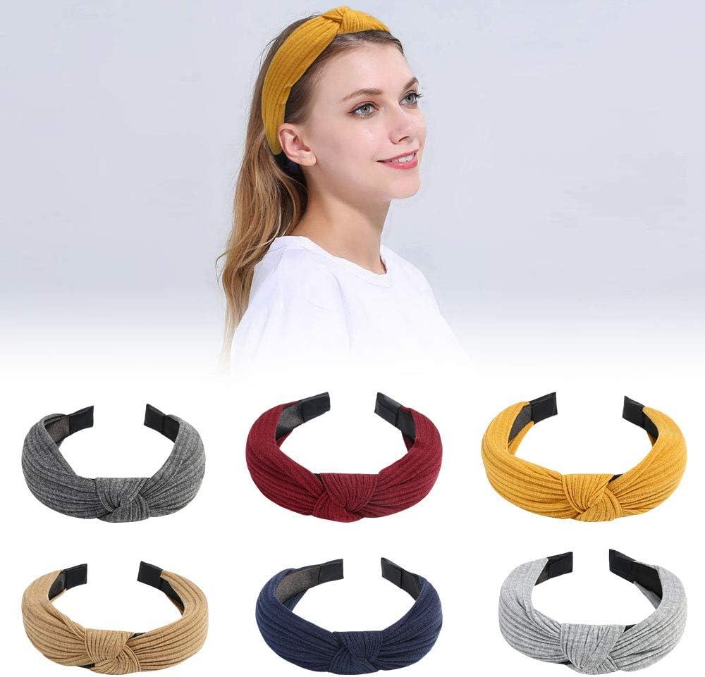 Băng tóc nữ, người phụ nữ cổ điển, tóc lớn ve ve trong vải, tóc mái với các nút tóc phụ kiện dành cho phụ nữ 6pcs