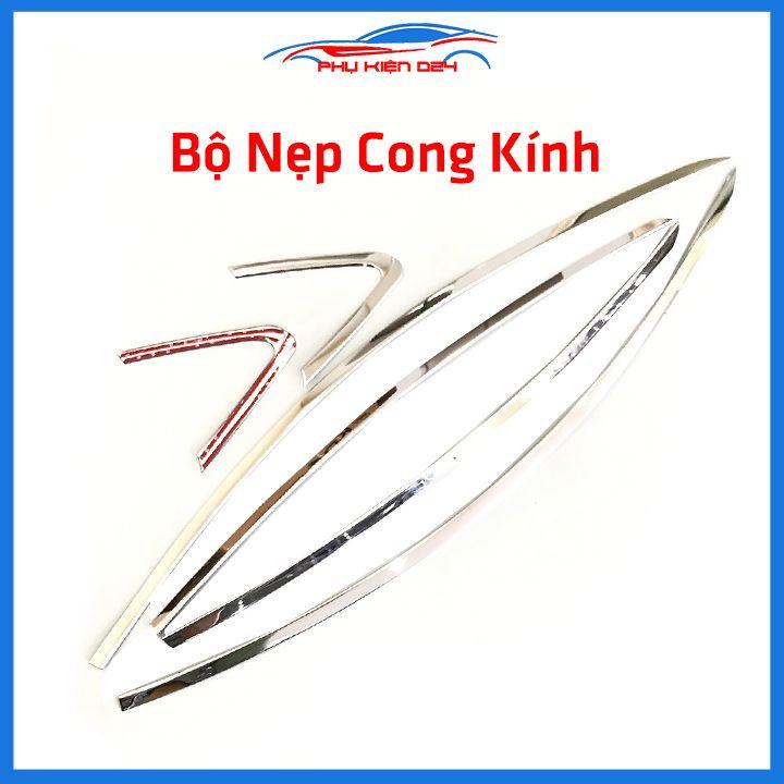 Bộ nẹp viền chân kính cong kính Honda HRV, HR-V 2016-2019 Inox sáng bóng chuẩn form xe