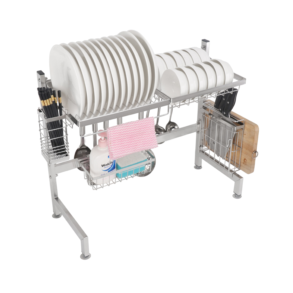 Kệ Bếp - Kệ Chén Inox, Kệ Úp Chén, Kệ Để Chén Bát Trên Bồn Rửa INOX SUZUMI Cao Cấp - 65 Cm
