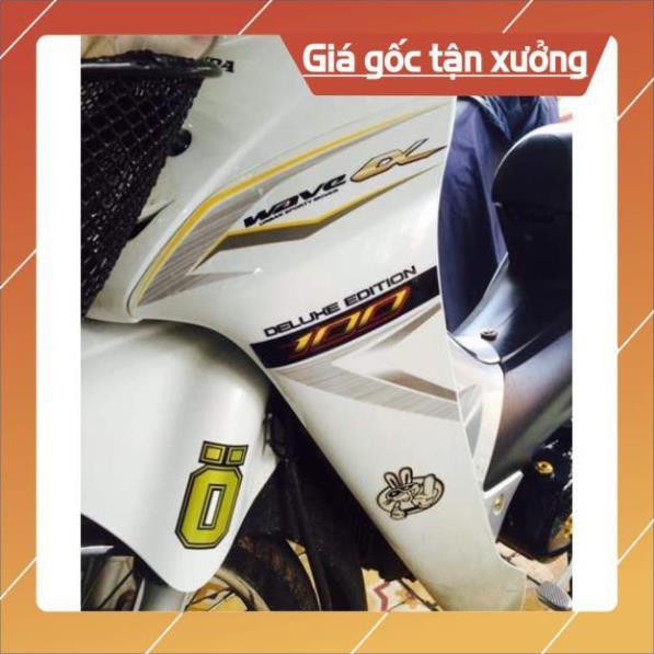 Tem rời wave 2016 dán xe trắng