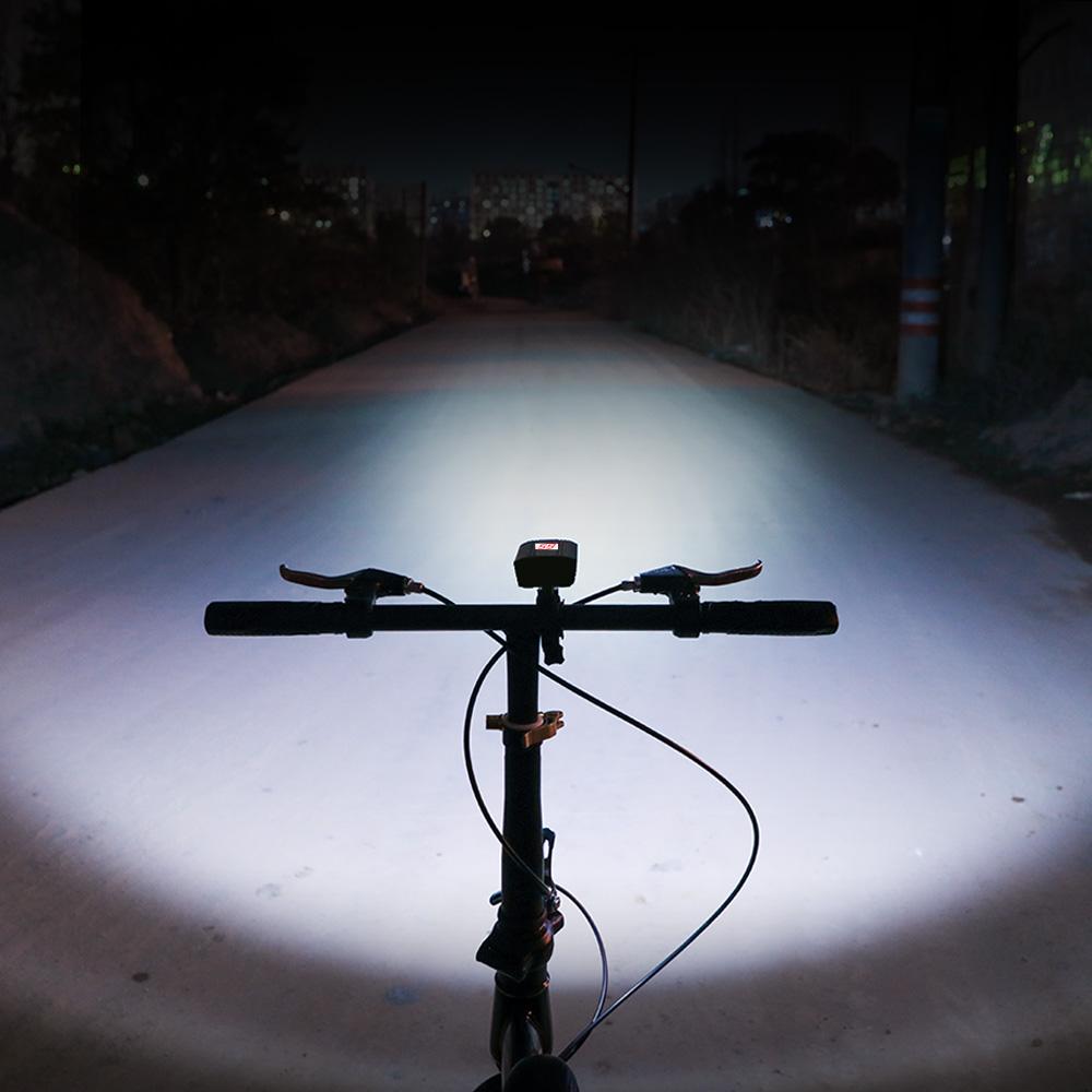 Đèn pin xe đạp leo núi WEST BIKING Đèn pin chiếu sáng mạnh, sạc USB