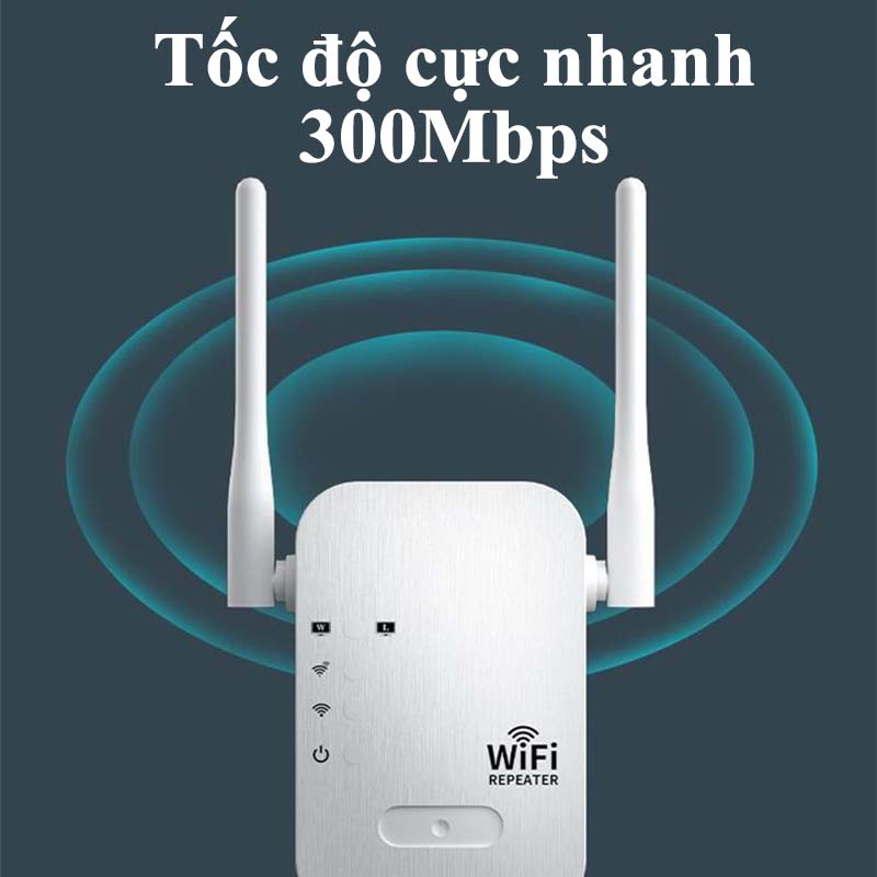 Kích Sóng Wifi 4 Râu Ăng Ten Phát Xuyên Tường Chuẩn N Tốc Độ 300mbps Màu Trắng Bộ Kích Sóng Wifi Thu Phát Mở Rộng Khuếch Đại Sóng Wifi USB Wifi Kiêm Router Wifi Băng Tần Rộng - ML032