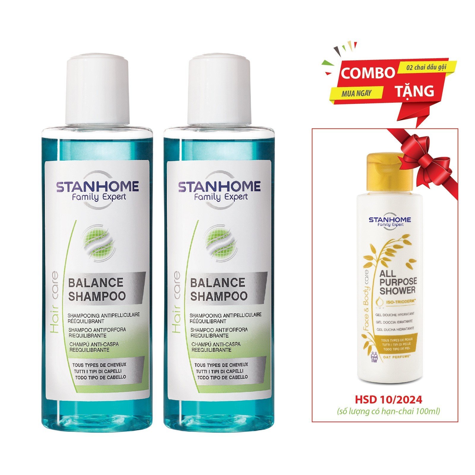 Dầu Gội Hỗ Trợ Trị Gàu Stanhome Balance Shampoo 200ml - 07482