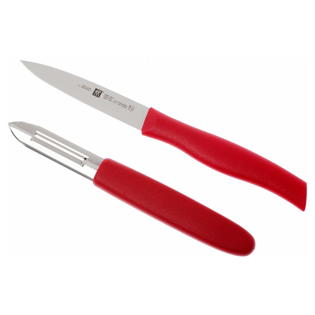 Set dao nhỏ + kéo + dao nạo Zwilling Knife set 3P TW Grip 38157-001-0 - hàng chính hãng